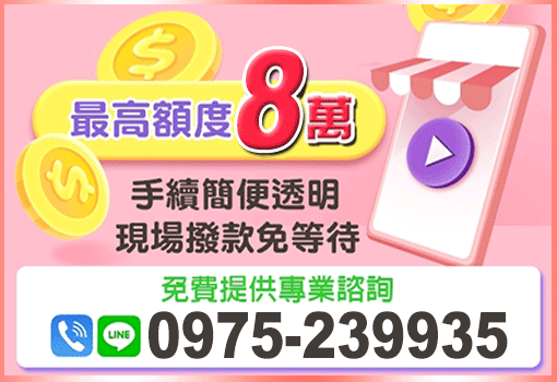 最高額度8萬